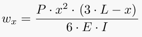 Cantilever Euler Beam