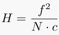 Depth of field Equation