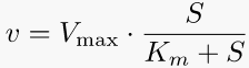 Michaelis and Menten enzyme kinetics