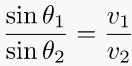 Snell's Law Equation