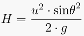 Trajectory Height