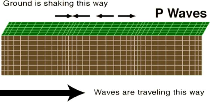 Thale's earthquake theory and P-Waves