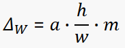 Weight Transfer Equation