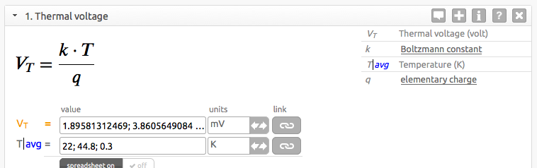 variable units